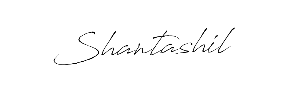 Design your own signature with our free online signature maker. With this signature software, you can create a handwritten (Antro_Vectra) signature for name Shantashil. Shantashil signature style 6 images and pictures png