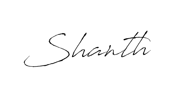 Also You can easily find your signature by using the search form. We will create Shanth name handwritten signature images for you free of cost using Antro_Vectra sign style. Shanth signature style 6 images and pictures png