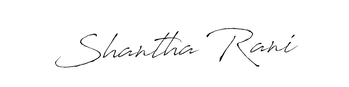 if you are searching for the best signature style for your name Shantha Rani. so please give up your signature search. here we have designed multiple signature styles  using Antro_Vectra. Shantha Rani signature style 6 images and pictures png