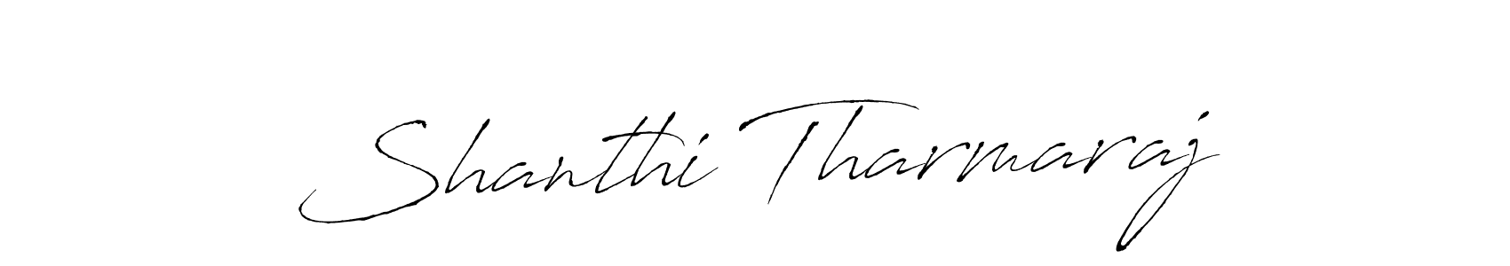 Antro_Vectra is a professional signature style that is perfect for those who want to add a touch of class to their signature. It is also a great choice for those who want to make their signature more unique. Get Shanthi Tharmaraj name to fancy signature for free. Shanthi Tharmaraj signature style 6 images and pictures png