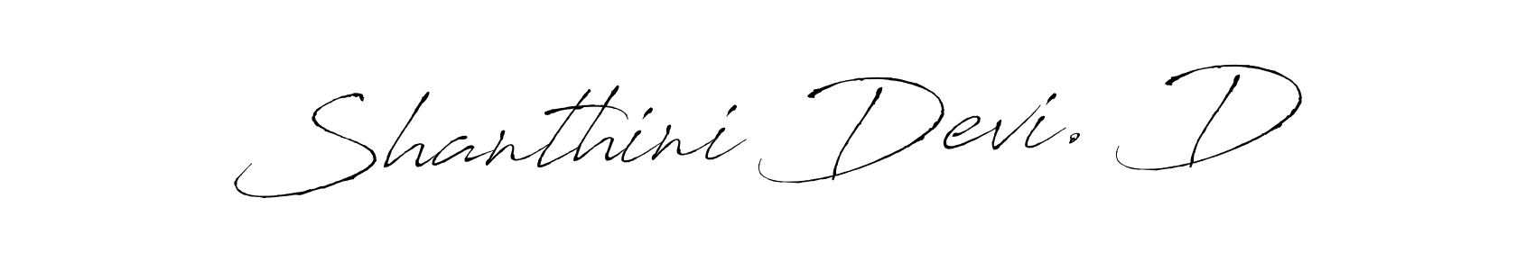 How to make Shanthini Devi. D name signature. Use Antro_Vectra style for creating short signs online. This is the latest handwritten sign. Shanthini Devi. D signature style 6 images and pictures png