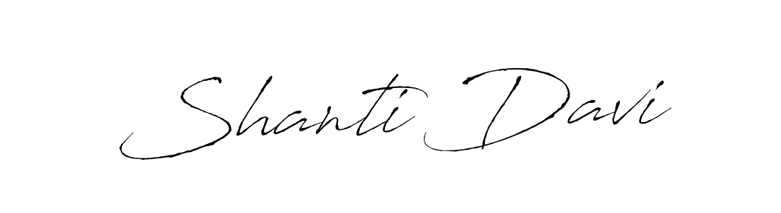 It looks lik you need a new signature style for name Shanti Davi. Design unique handwritten (Antro_Vectra) signature with our free signature maker in just a few clicks. Shanti Davi signature style 6 images and pictures png