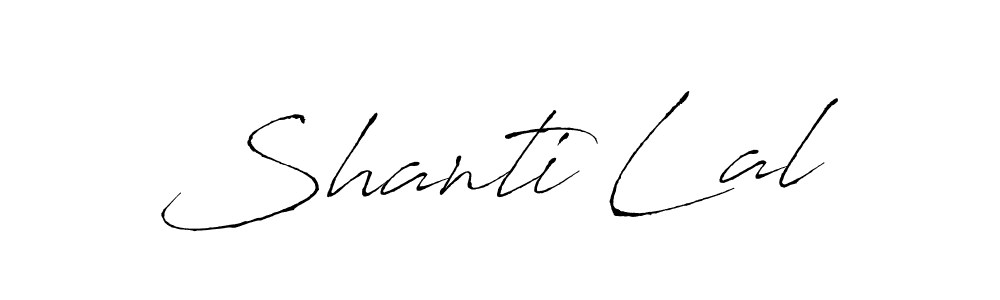 Use a signature maker to create a handwritten signature online. With this signature software, you can design (Antro_Vectra) your own signature for name Shanti Lal. Shanti Lal signature style 6 images and pictures png