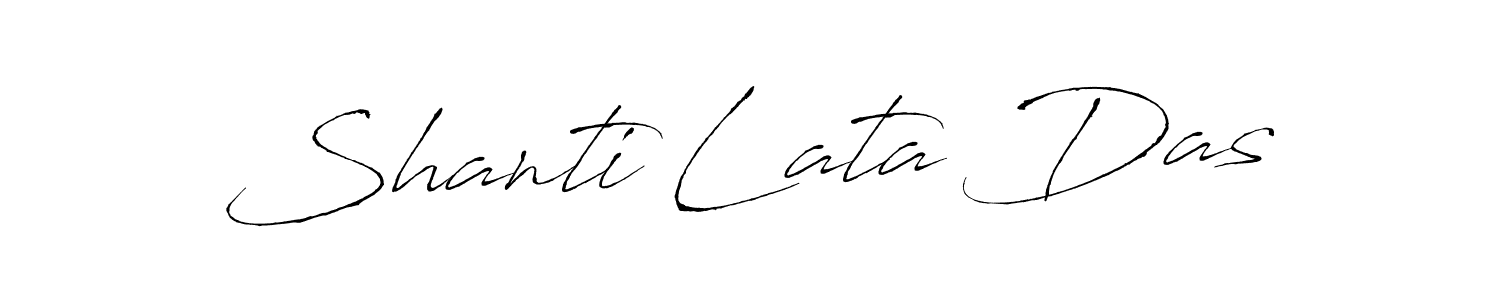 The best way (Antro_Vectra) to make a short signature is to pick only two or three words in your name. The name Shanti Lata Das include a total of six letters. For converting this name. Shanti Lata Das signature style 6 images and pictures png