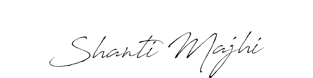 Create a beautiful signature design for name Shanti Majhi. With this signature (Antro_Vectra) fonts, you can make a handwritten signature for free. Shanti Majhi signature style 6 images and pictures png