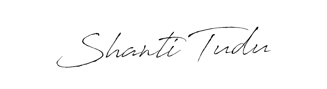 Also You can easily find your signature by using the search form. We will create Shanti Tudu name handwritten signature images for you free of cost using Antro_Vectra sign style. Shanti Tudu signature style 6 images and pictures png