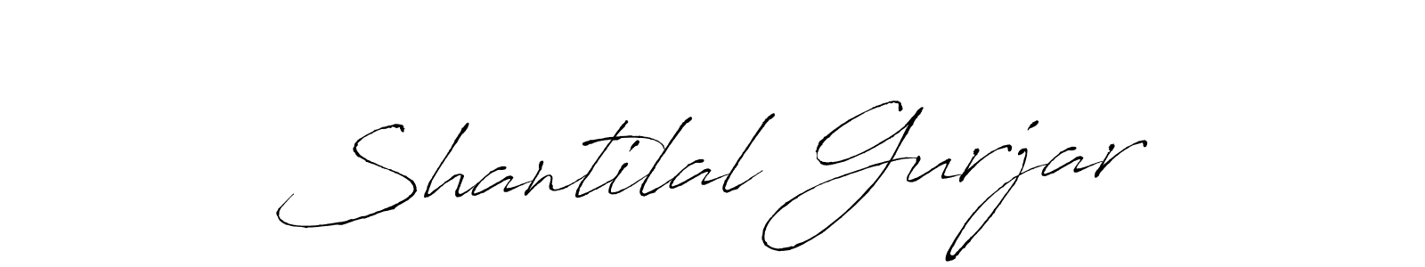 The best way (Antro_Vectra) to make a short signature is to pick only two or three words in your name. The name Shantilal Gurjar include a total of six letters. For converting this name. Shantilal Gurjar signature style 6 images and pictures png