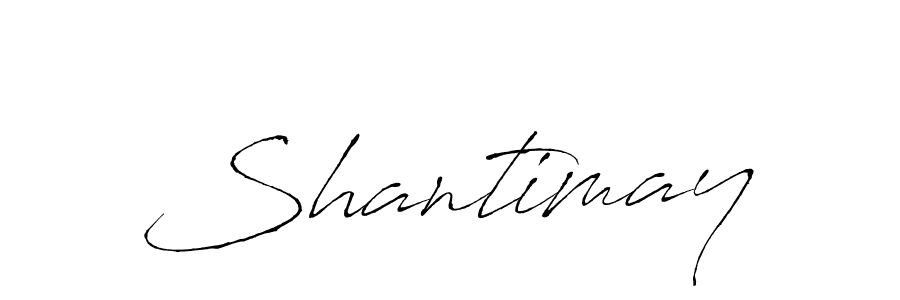 Create a beautiful signature design for name Shantimay. With this signature (Antro_Vectra) fonts, you can make a handwritten signature for free. Shantimay signature style 6 images and pictures png