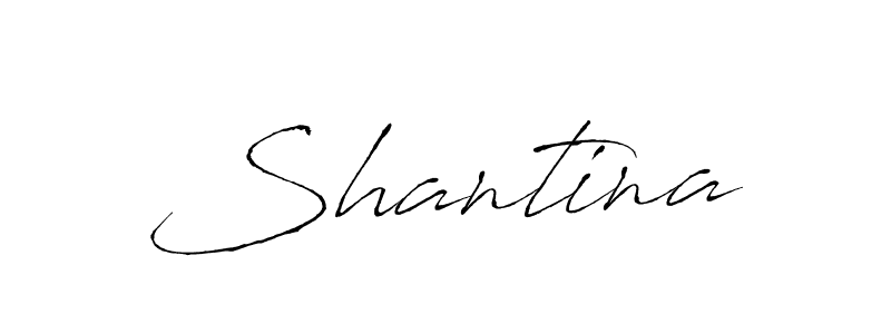 Shantina stylish signature style. Best Handwritten Sign (Antro_Vectra) for my name. Handwritten Signature Collection Ideas for my name Shantina. Shantina signature style 6 images and pictures png