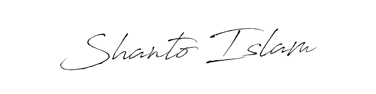 Also You can easily find your signature by using the search form. We will create Shanto Islam name handwritten signature images for you free of cost using Antro_Vectra sign style. Shanto Islam signature style 6 images and pictures png