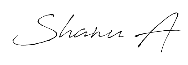 Best and Professional Signature Style for Shanu A. Antro_Vectra Best Signature Style Collection. Shanu A signature style 6 images and pictures png