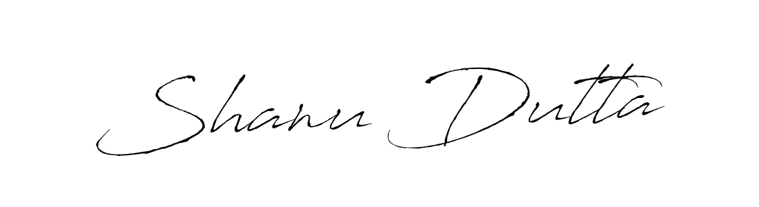 How to make Shanu Dutta name signature. Use Antro_Vectra style for creating short signs online. This is the latest handwritten sign. Shanu Dutta signature style 6 images and pictures png