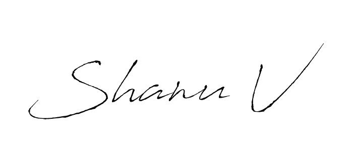 Make a beautiful signature design for name Shanu V. Use this online signature maker to create a handwritten signature for free. Shanu V signature style 6 images and pictures png