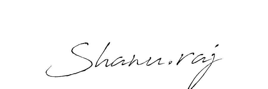 Create a beautiful signature design for name Shanu.raj. With this signature (Antro_Vectra) fonts, you can make a handwritten signature for free. Shanu.raj signature style 6 images and pictures png