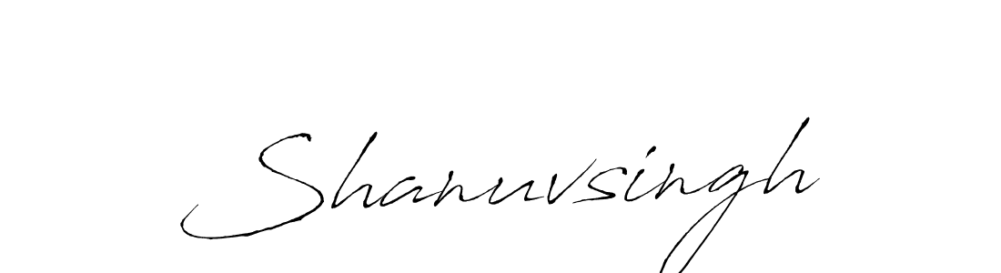 How to make Shanuvsingh name signature. Use Antro_Vectra style for creating short signs online. This is the latest handwritten sign. Shanuvsingh signature style 6 images and pictures png