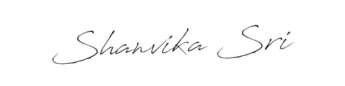 if you are searching for the best signature style for your name Shanvika Sri. so please give up your signature search. here we have designed multiple signature styles  using Antro_Vectra. Shanvika Sri signature style 6 images and pictures png