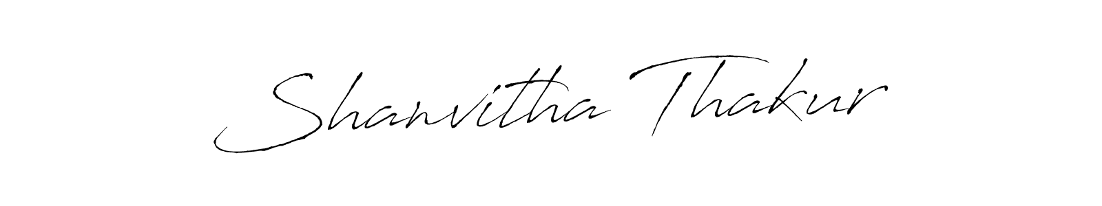 Create a beautiful signature design for name Shanvitha Thakur. With this signature (Antro_Vectra) fonts, you can make a handwritten signature for free. Shanvitha Thakur signature style 6 images and pictures png