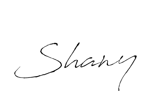 Design your own signature with our free online signature maker. With this signature software, you can create a handwritten (Antro_Vectra) signature for name Shany. Shany signature style 6 images and pictures png