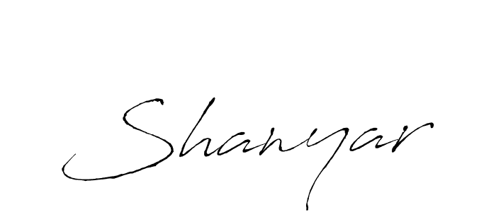 Shanyar stylish signature style. Best Handwritten Sign (Antro_Vectra) for my name. Handwritten Signature Collection Ideas for my name Shanyar. Shanyar signature style 6 images and pictures png