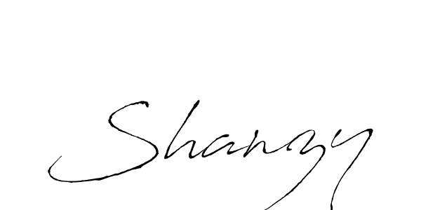 How to make Shanzy signature? Antro_Vectra is a professional autograph style. Create handwritten signature for Shanzy name. Shanzy signature style 6 images and pictures png