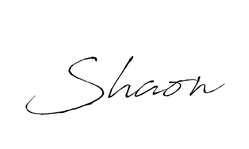 Use a signature maker to create a handwritten signature online. With this signature software, you can design (Antro_Vectra) your own signature for name Shaon. Shaon signature style 6 images and pictures png