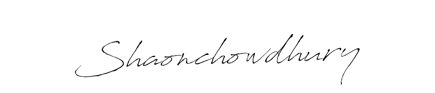 You should practise on your own different ways (Antro_Vectra) to write your name (Shaonchowdhury) in signature. don't let someone else do it for you. Shaonchowdhury signature style 6 images and pictures png