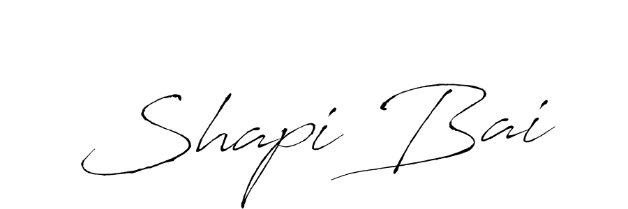 Shapi Bai stylish signature style. Best Handwritten Sign (Antro_Vectra) for my name. Handwritten Signature Collection Ideas for my name Shapi Bai. Shapi Bai signature style 6 images and pictures png