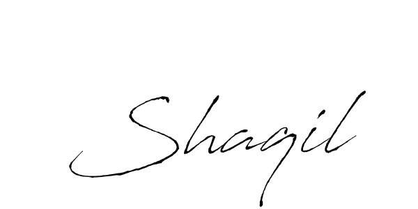 How to make Shaqil signature? Antro_Vectra is a professional autograph style. Create handwritten signature for Shaqil name. Shaqil signature style 6 images and pictures png