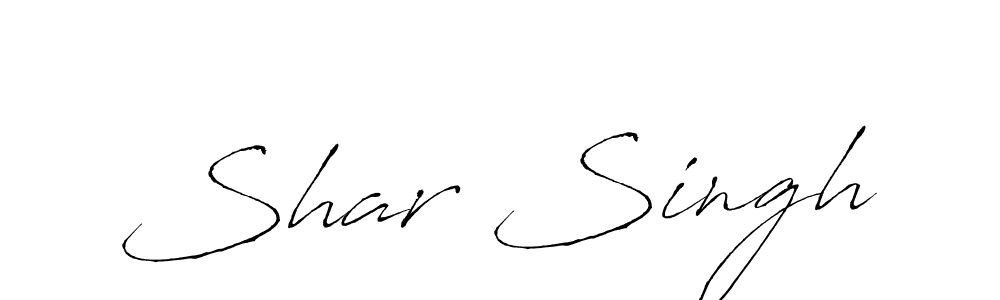 Design your own signature with our free online signature maker. With this signature software, you can create a handwritten (Antro_Vectra) signature for name Shar Singh. Shar Singh signature style 6 images and pictures png