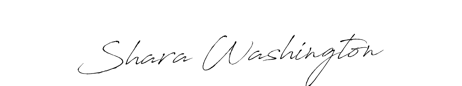 Design your own signature with our free online signature maker. With this signature software, you can create a handwritten (Antro_Vectra) signature for name Shara Washington. Shara Washington signature style 6 images and pictures png