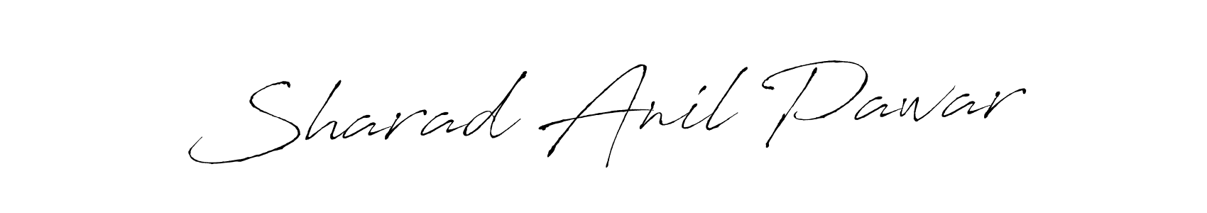 Make a beautiful signature design for name Sharad Anil Pawar. With this signature (Antro_Vectra) style, you can create a handwritten signature for free. Sharad Anil Pawar signature style 6 images and pictures png