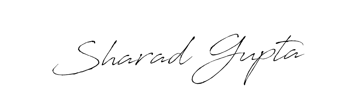 Make a beautiful signature design for name Sharad Gupta. With this signature (Antro_Vectra) style, you can create a handwritten signature for free. Sharad Gupta signature style 6 images and pictures png