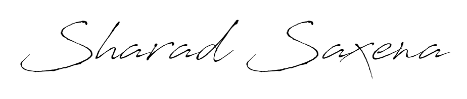 Create an unforgettable impression when signing with Sharad Saxena name styled in Antro_Vectra typography. 100% free online generator. Sharad Saxena signature style 6 images and pictures png