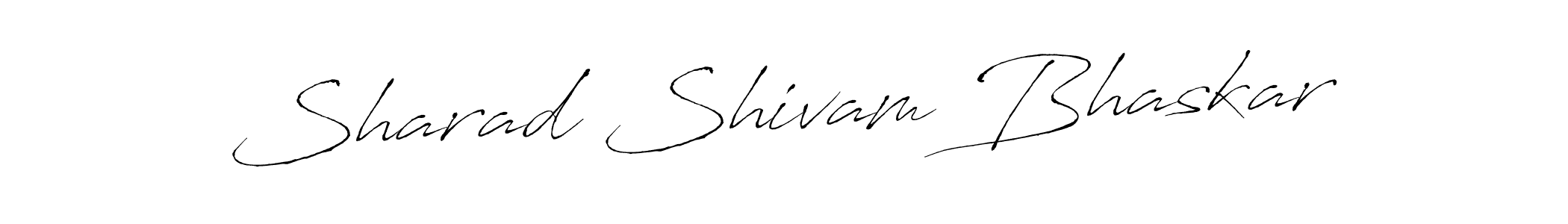 It looks lik you need a new signature style for name Sharad Shivam Bhaskar. Design unique handwritten (Antro_Vectra) signature with our free signature maker in just a few clicks. Sharad Shivam Bhaskar signature style 6 images and pictures png