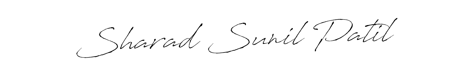 Use a signature maker to create a handwritten signature online. With this signature software, you can design (Antro_Vectra) your own signature for name Sharad Sunil Patil. Sharad Sunil Patil signature style 6 images and pictures png