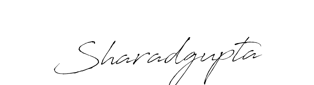 Create a beautiful signature design for name Sharadgupta. With this signature (Antro_Vectra) fonts, you can make a handwritten signature for free. Sharadgupta signature style 6 images and pictures png