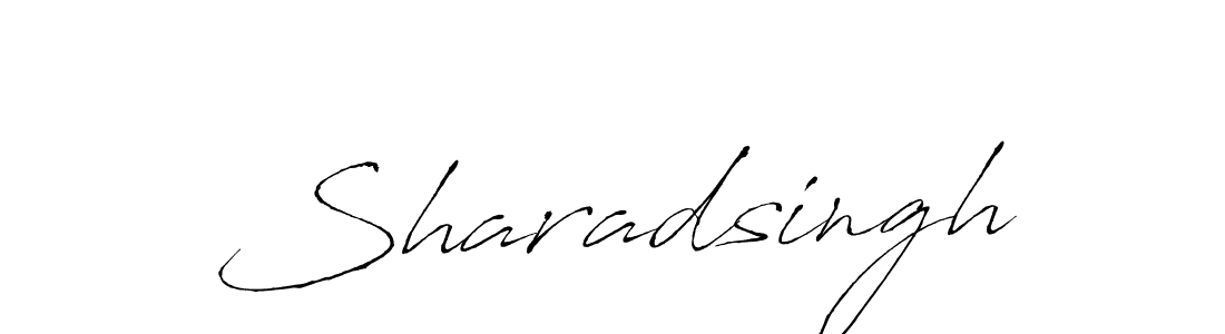 Antro_Vectra is a professional signature style that is perfect for those who want to add a touch of class to their signature. It is also a great choice for those who want to make their signature more unique. Get Sharadsingh name to fancy signature for free. Sharadsingh signature style 6 images and pictures png