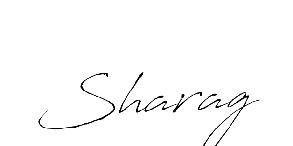 if you are searching for the best signature style for your name Sharag. so please give up your signature search. here we have designed multiple signature styles  using Antro_Vectra. Sharag signature style 6 images and pictures png