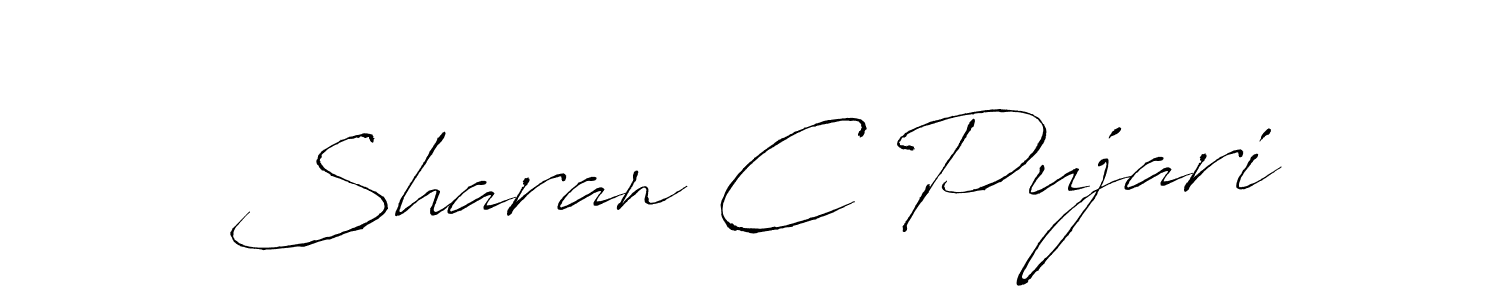 if you are searching for the best signature style for your name Sharan C Pujari. so please give up your signature search. here we have designed multiple signature styles  using Antro_Vectra. Sharan C Pujari signature style 6 images and pictures png