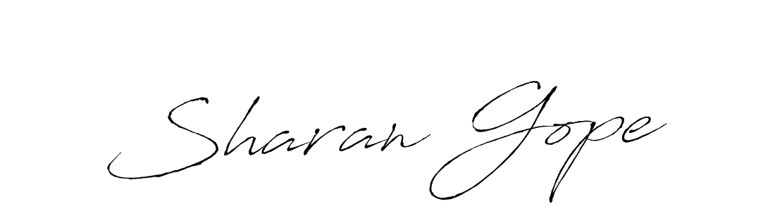 The best way (Antro_Vectra) to make a short signature is to pick only two or three words in your name. The name Sharan Gope include a total of six letters. For converting this name. Sharan Gope signature style 6 images and pictures png