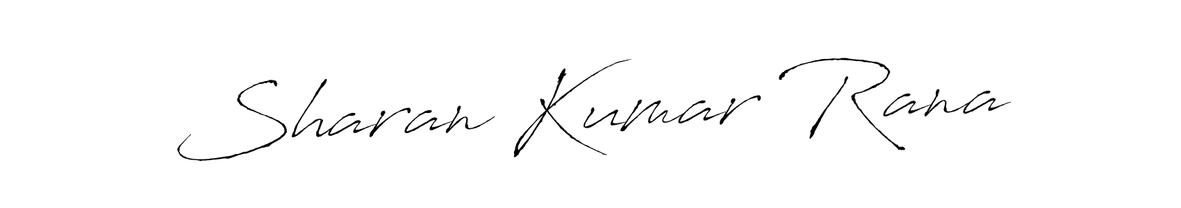 Create a beautiful signature design for name Sharan Kumar Rana. With this signature (Antro_Vectra) fonts, you can make a handwritten signature for free. Sharan Kumar Rana signature style 6 images and pictures png