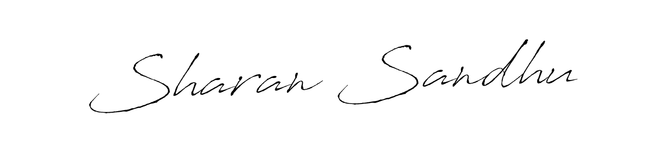How to make Sharan Sandhu signature? Antro_Vectra is a professional autograph style. Create handwritten signature for Sharan Sandhu name. Sharan Sandhu signature style 6 images and pictures png
