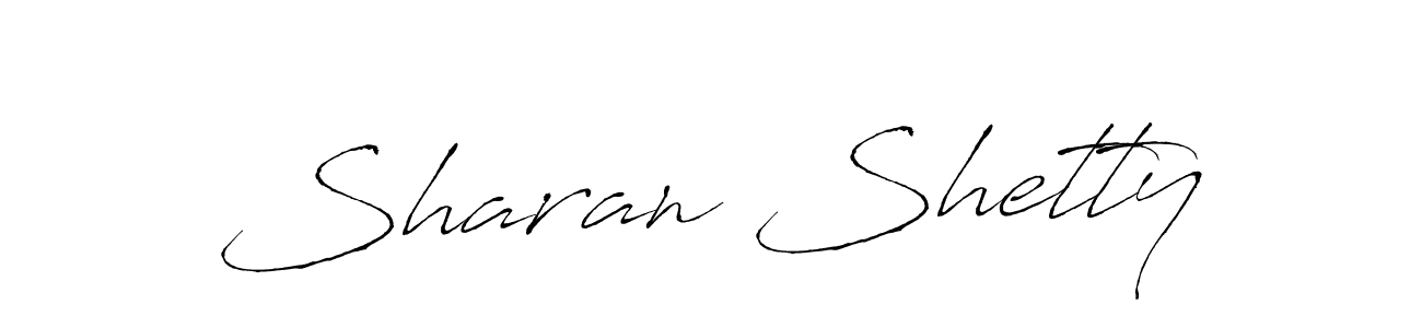 Sharan Shetty stylish signature style. Best Handwritten Sign (Antro_Vectra) for my name. Handwritten Signature Collection Ideas for my name Sharan Shetty. Sharan Shetty signature style 6 images and pictures png