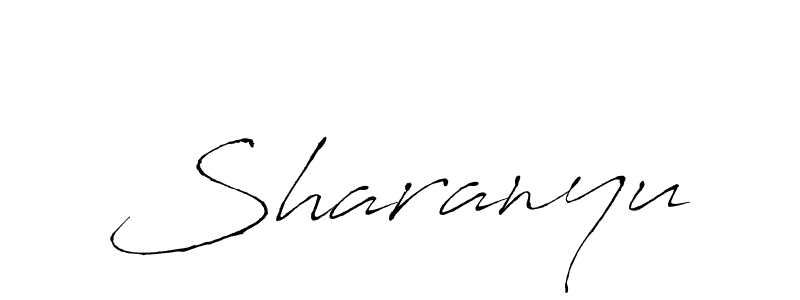 Design your own signature with our free online signature maker. With this signature software, you can create a handwritten (Antro_Vectra) signature for name Sharanyu. Sharanyu signature style 6 images and pictures png