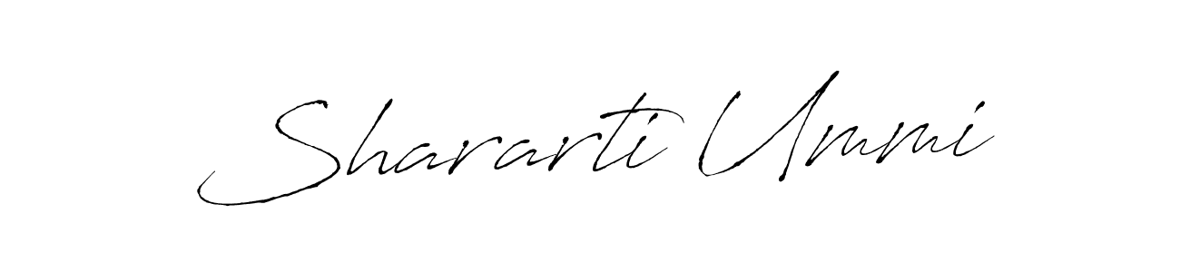 Make a beautiful signature design for name Shararti Ummi. With this signature (Antro_Vectra) style, you can create a handwritten signature for free. Shararti Ummi signature style 6 images and pictures png
