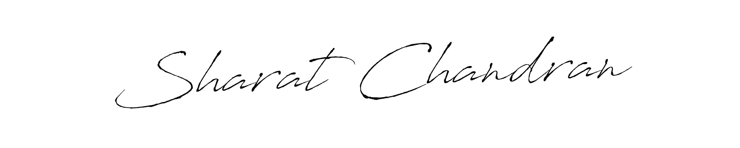 Create a beautiful signature design for name Sharat Chandran. With this signature (Antro_Vectra) fonts, you can make a handwritten signature for free. Sharat Chandran signature style 6 images and pictures png