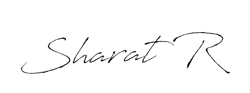 Make a beautiful signature design for name Sharat R. With this signature (Antro_Vectra) style, you can create a handwritten signature for free. Sharat R signature style 6 images and pictures png