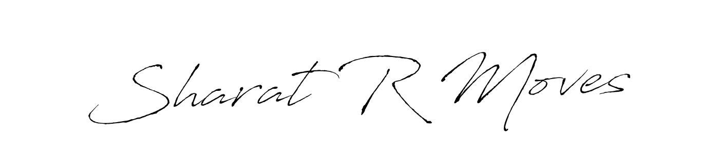 Make a beautiful signature design for name Sharat R Moves. With this signature (Antro_Vectra) style, you can create a handwritten signature for free. Sharat R Moves signature style 6 images and pictures png