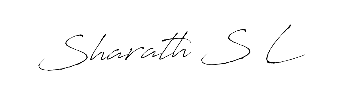 Similarly Antro_Vectra is the best handwritten signature design. Signature creator online .You can use it as an online autograph creator for name Sharath S L. Sharath S L signature style 6 images and pictures png