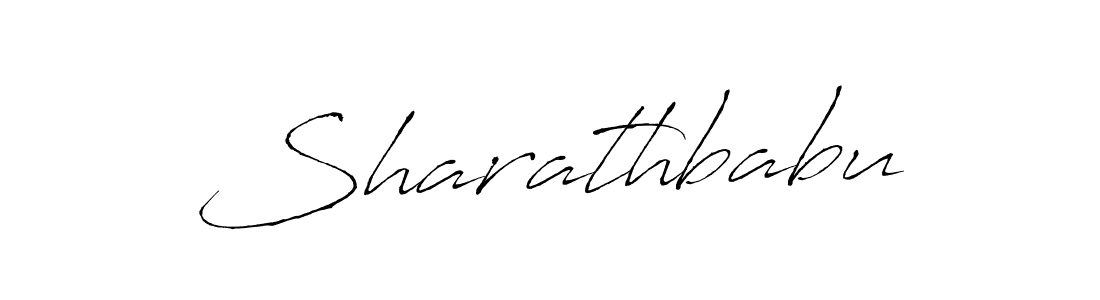 Use a signature maker to create a handwritten signature online. With this signature software, you can design (Antro_Vectra) your own signature for name Sharathbabu. Sharathbabu signature style 6 images and pictures png